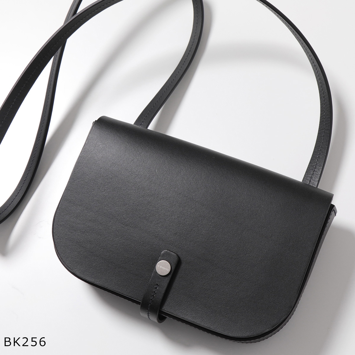 極美品✨IL BISONTE イルビゾンテ　ショルダーバッグ ポシェット　黒紺 IL BISONTE イルビゾンテ ショルダー バッグ【送料0/国内即発