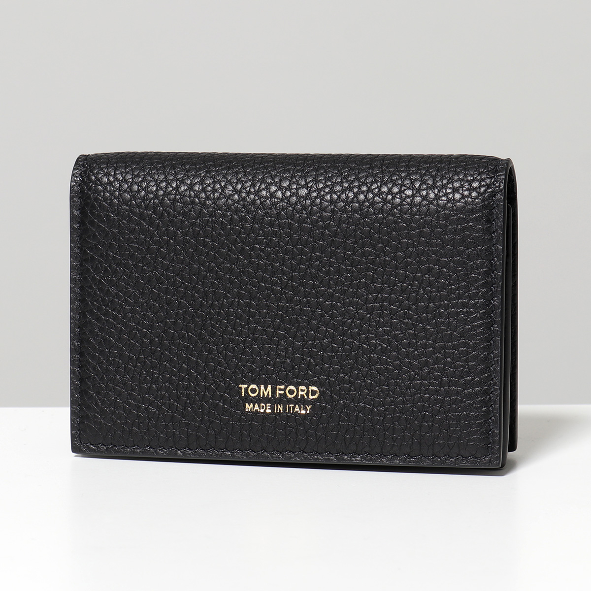 TOM FORD トムフォード カードケース Y0277 LCL158G LCL158S メンズ レザー 名刺入れ ビジネス パスケース ロゴ  カラー2色