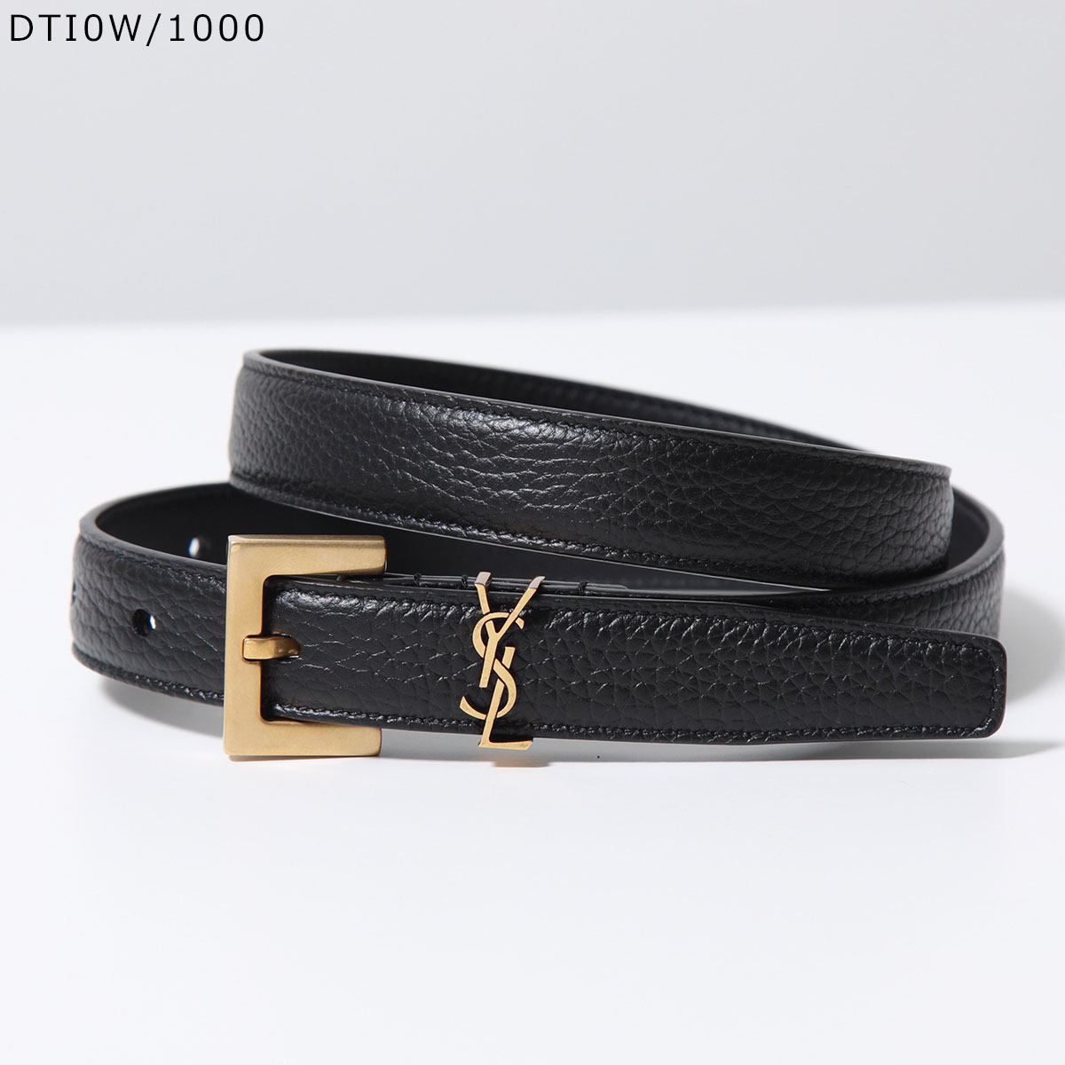 SAINT LAURENT サンローラン ベルト YSL BELT 2.0 ナロー 612616 DTI0W