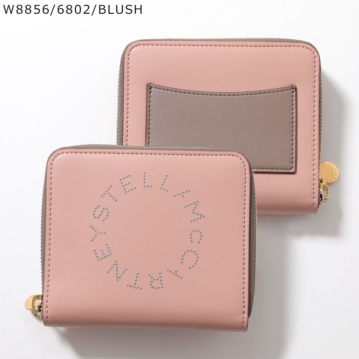 STELLA McCARTNEY ステラマッカートニー 二つ折り財布 7P0009 WP0057 W8856 レディース ミニ財布 パンチング  ステラロゴ エコレザー カラー8色