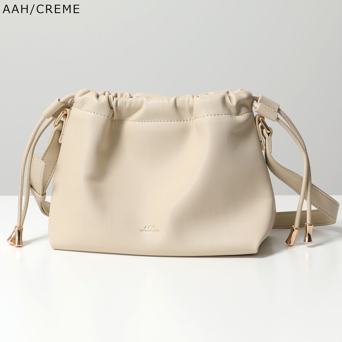 APC A.P.C. アーペーセー ショルダーバッグ sac ninon mini ニノン ミニ PUAAT F61582 レディース クロスボディ  リサイクルフェイクレザー 鞄