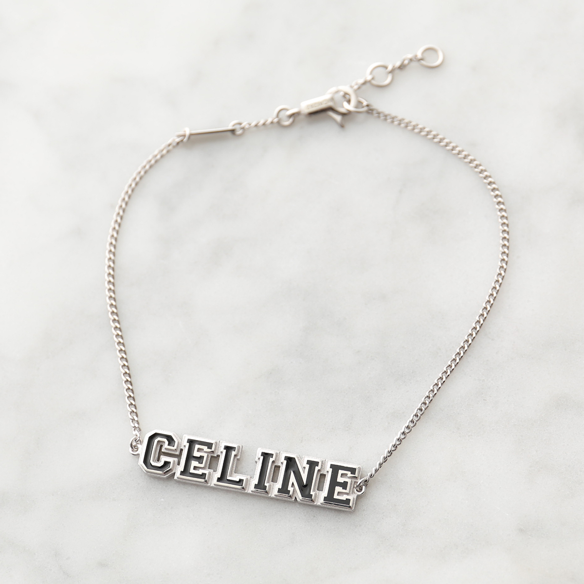 新春SALE対象】CELINE セリーヌ ユニヴェルシテ ブレスレット 460DU6SSE.38NS メンズ ロゴ チェーン スターリングシルバー  アクセサリー BLACK/SILVER : 340809205 : インポートセレクトmusee - 通販 - Yahoo!ショッピング