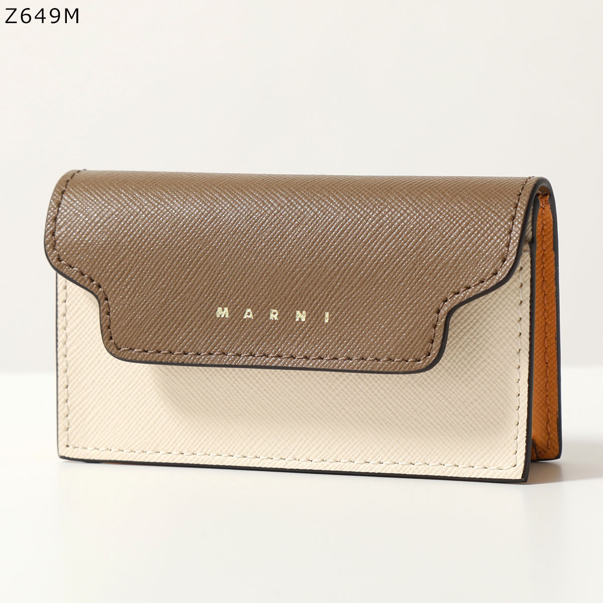 MARNI マルニ カードケース PFMOT05U21 LV520 レディース マルチカラー サフィアーノレザー 名刺入れ カラー10色 | MARNI | 10