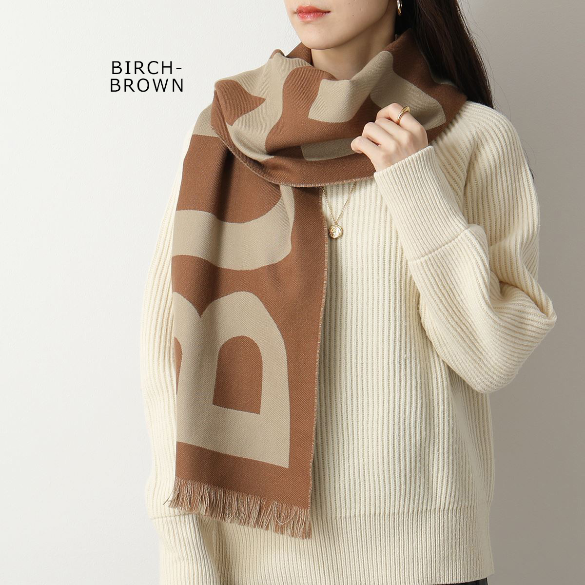 BURBERRY バーバリー マフラー MU B TXT E WL FTBL 8057148 8054214 8057147 レディース ロゴ ウール  ジャカード ストール カラー3色