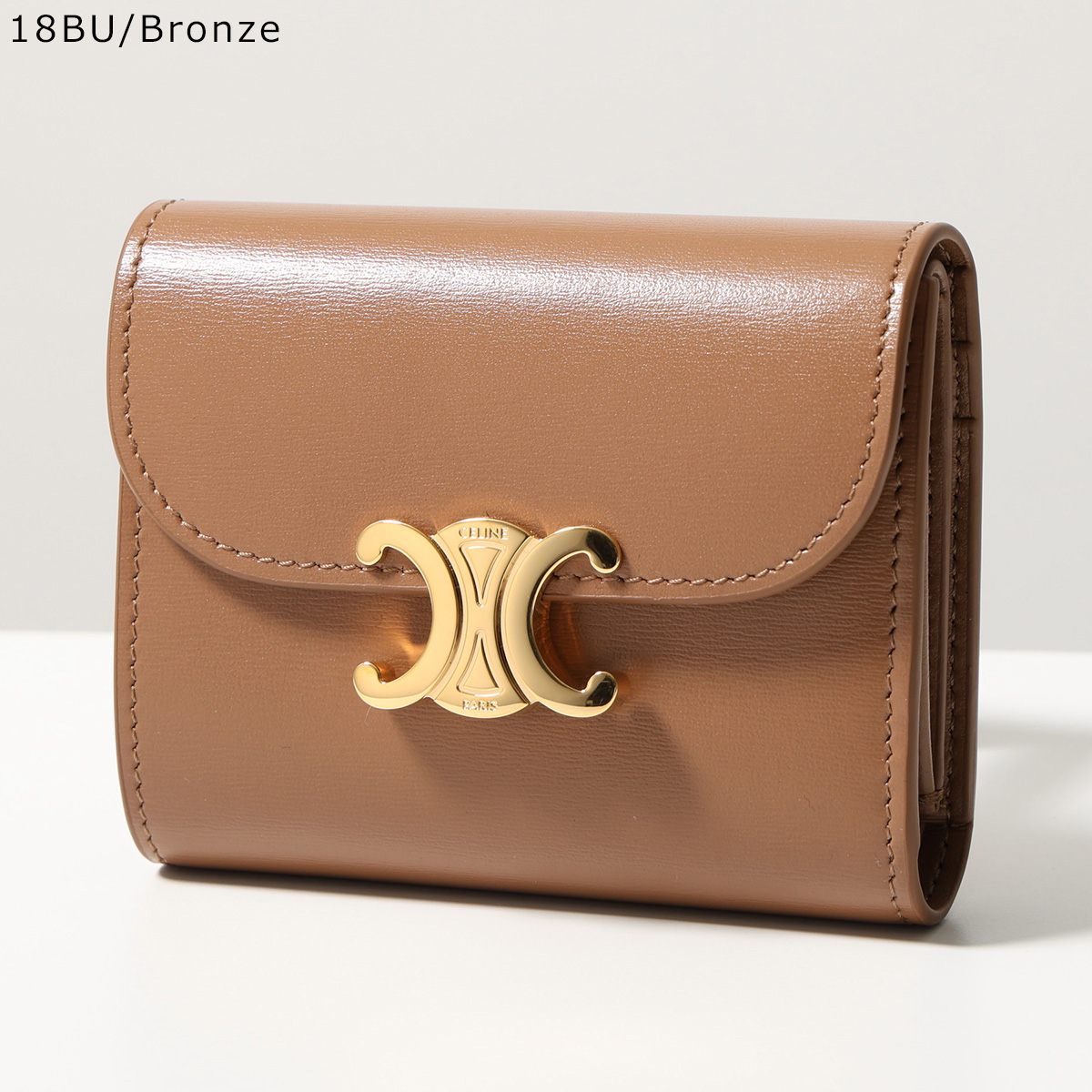 【専用】セリーヌ　折りたたみ財布 CELINE】セリーヌ『ミディアム ストラップウォレット バイカラー