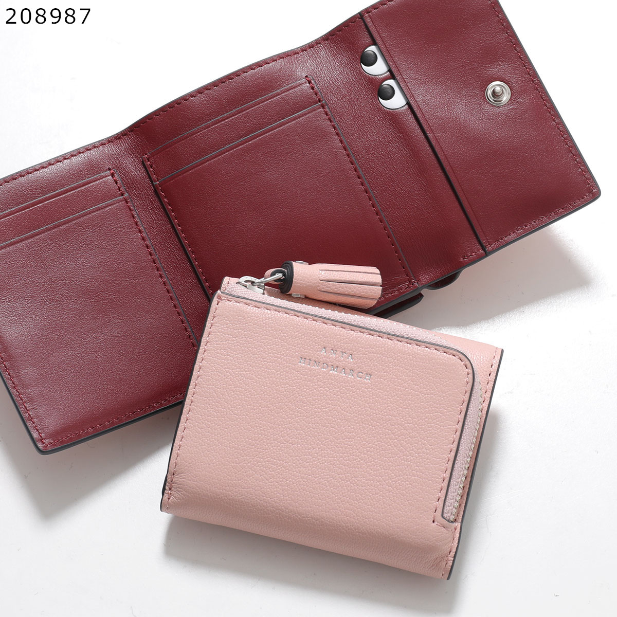【アニヤハインドマーチ】三つ折り財布 アイズ ANYA HINDMARCH（アニヤ・ハインドマーチ） 三つ折り財布 Mini Trifold