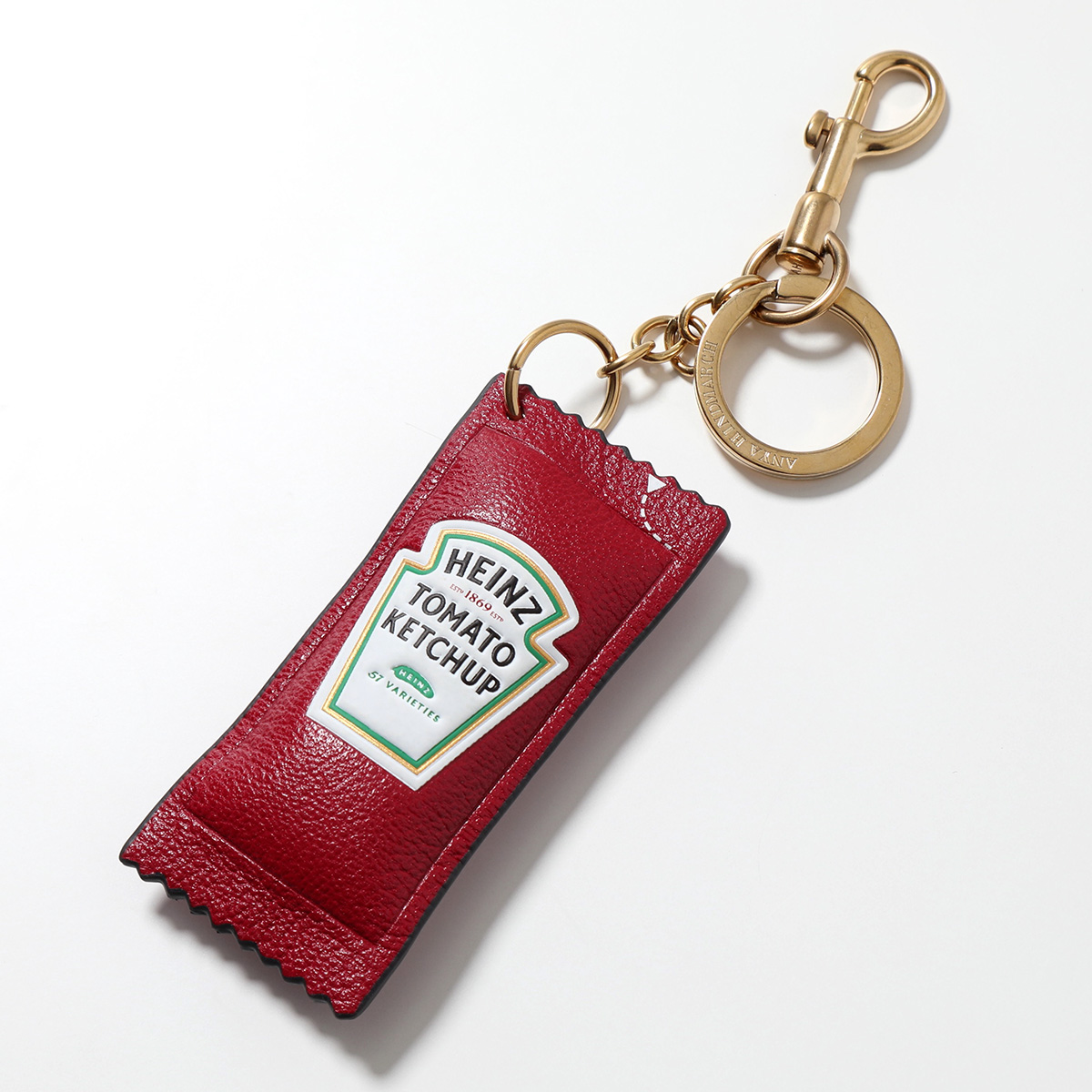 ANYA HINDMARCH アニヤハインドマーチ キーリング Charm Ketchup 1937...