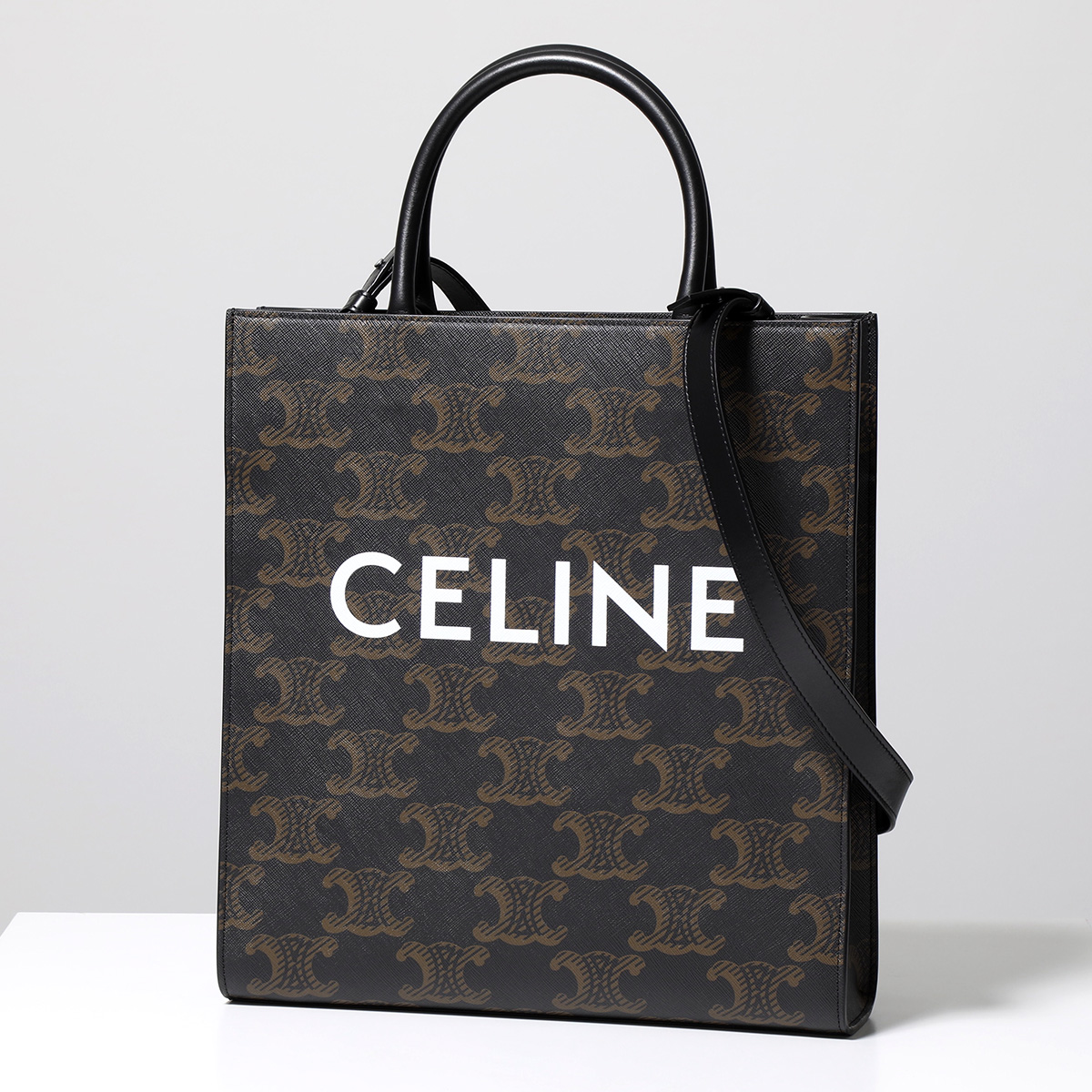 CELINE セリーヌ トートバッグ Medium Cabas Vertical ミディアム バーティカル カバ 194432EJG.38SI  194432BZK.04LE メンズ ロゴ トリオンフ 鞄 カラー2色