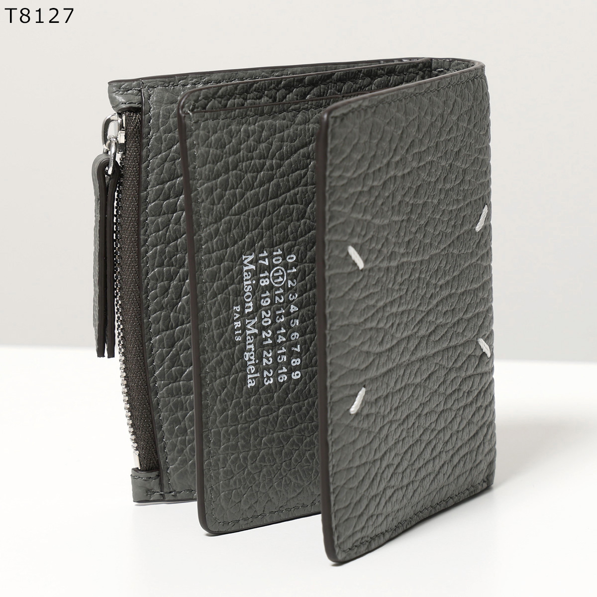 Margiela メゾンマルジェラ 二つ折り財布 レザー 小銭入れ イタリア製 Maison Margiela MAISON MARGIELA メゾンマルジェラ 二つ折り
