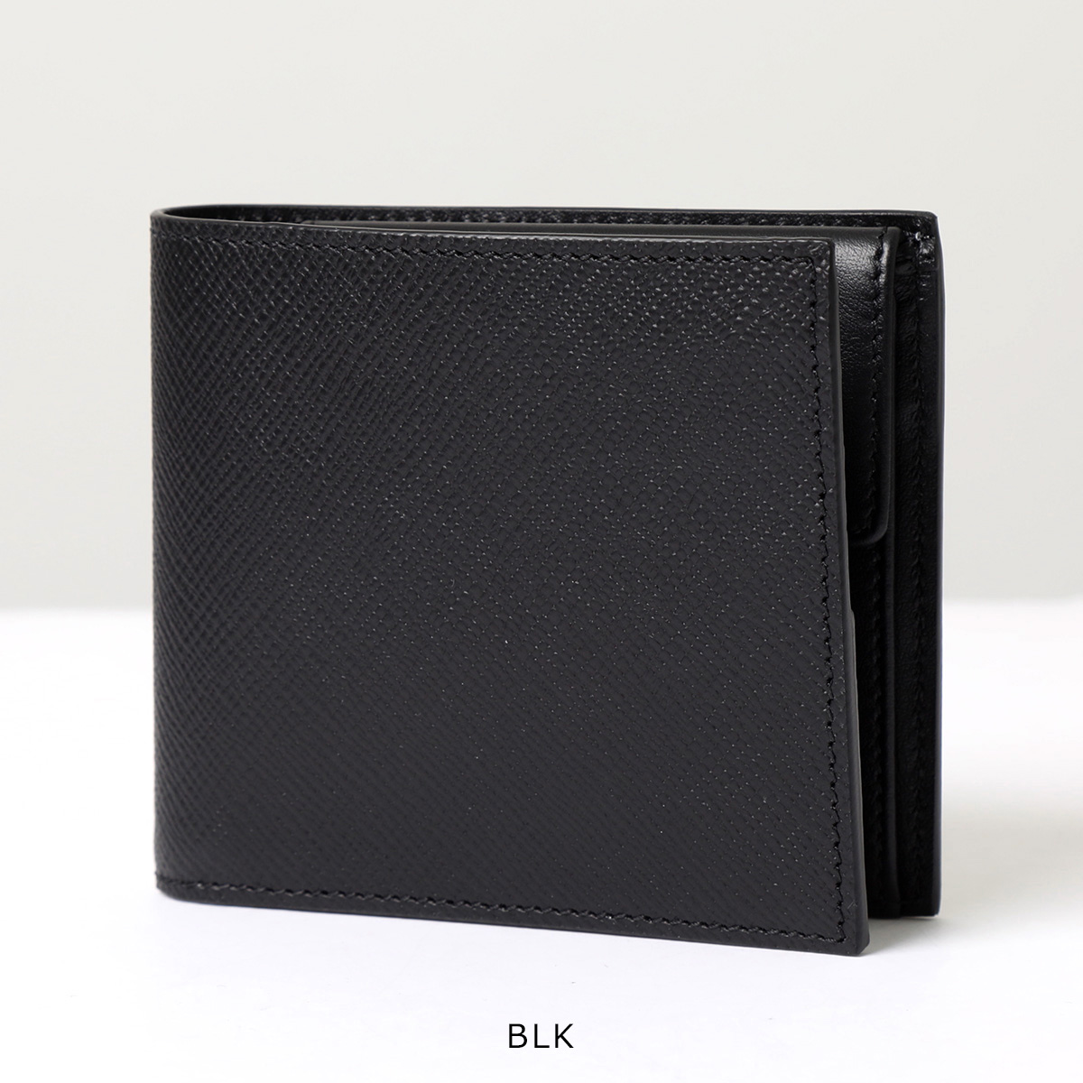 SMYTHSON 二つ折り財布　ブラック Smythson（スマイソン） 二つ折り財布 PMA 4CC N/CASE W/COIN PRS