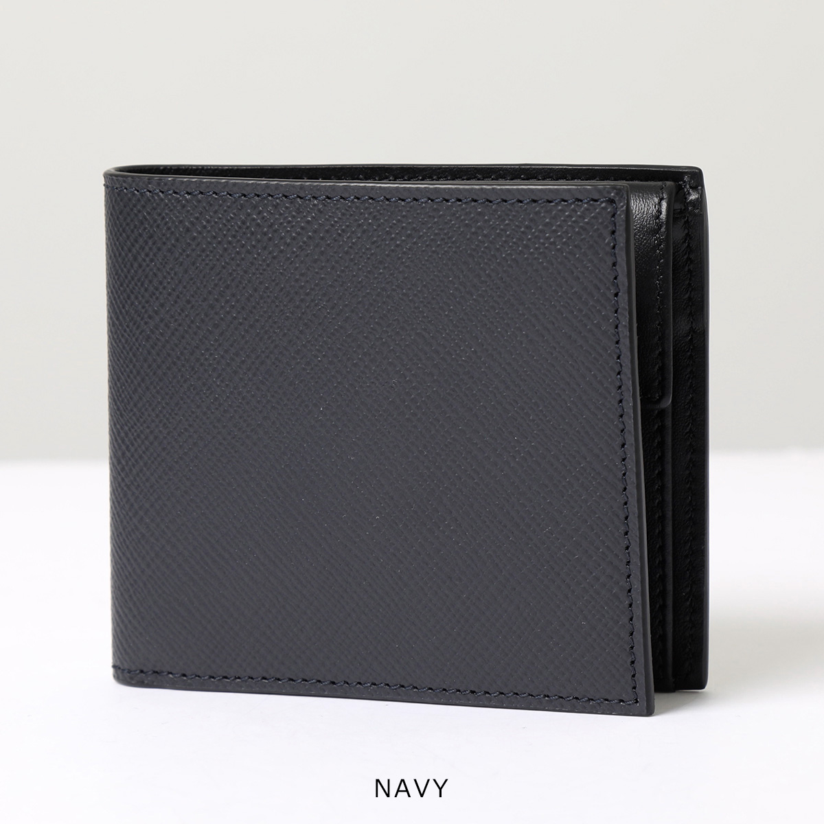 【新品】Smythsonスマイソンケース ネイビー本革ミニ財布カ−ドケ−ス Smythson（スマイソン） 財布 カードケース/コインケース PANAMA SMALL