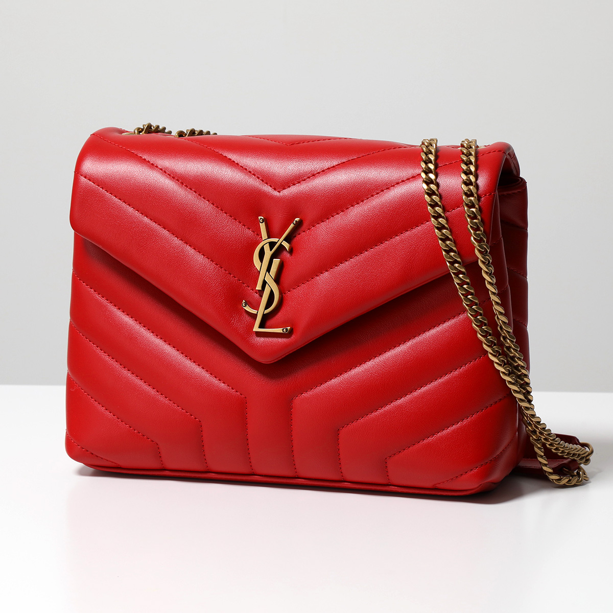 【Saint Laurent】サンローラン LOULOU スモール ハンドバッグ LOULOU スモール（マテラッセラムスキン） | Saint Laurent サン