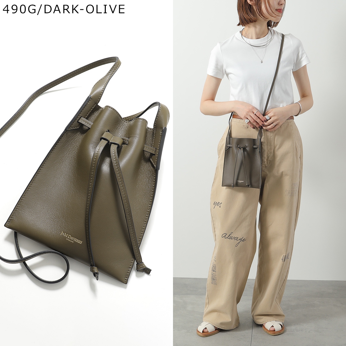 J&M Davidson DAVIDSON ファロー トート ミニ MINI FURROW TOTE