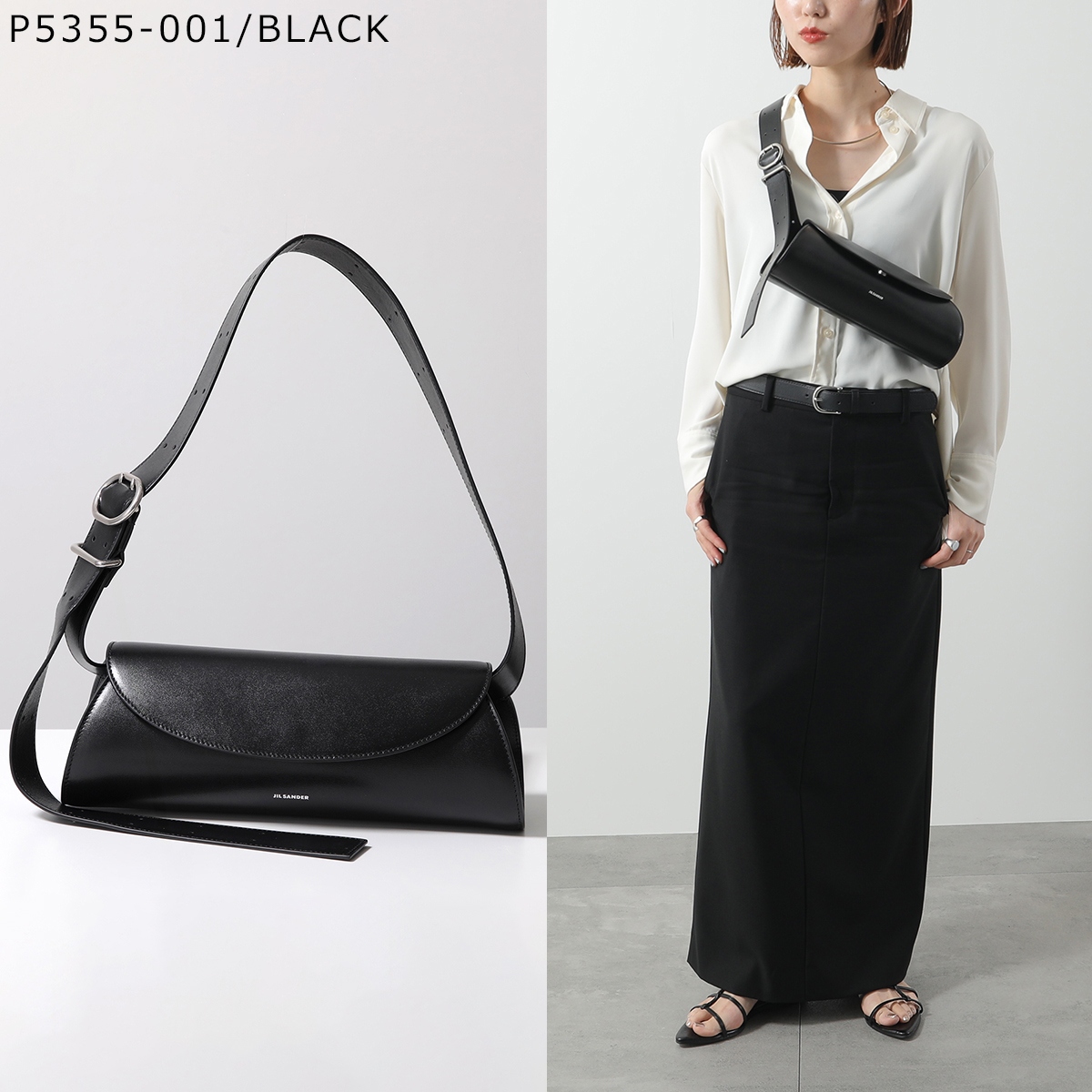 JIL SANDER ジルサンダー ハンドバッグ CANNOLO SM カンノーロ スモール J07WD0023 P5355 P4840 レディース レザー ロゴ 鞄 カラー11色 J07WD0023P5355001