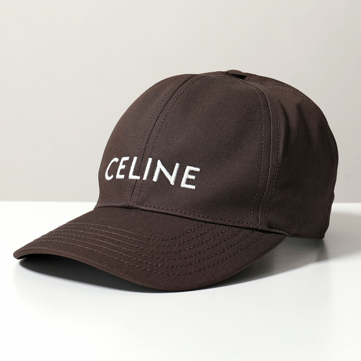 CELINE セリーヌ ベースボールキャップ 2AUS9969P.38NO 2AUS9969P.19EH レディース コットンギャバジン 帽子  ロゴ刺繍 カラー2色