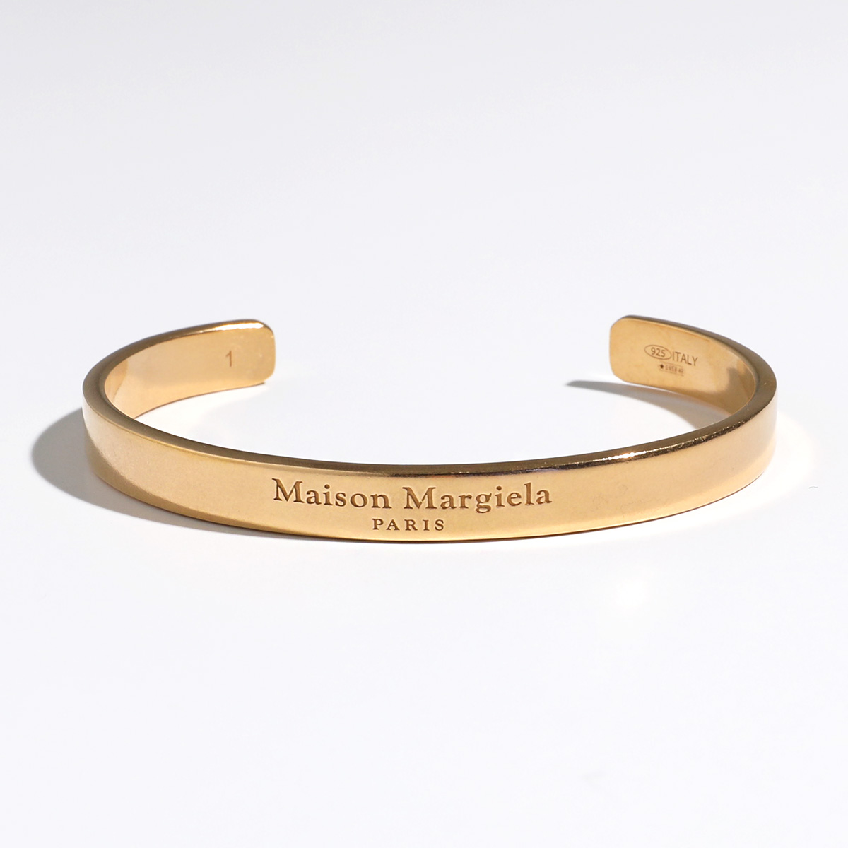 MAISON MARGIELA メゾンマルジェラ 11 バングル SM1UY0065 SV0158 レディース ブレスレット アクセサリー ロゴ カフ シルバー925 silver925 カラー2色｜s-musee｜03