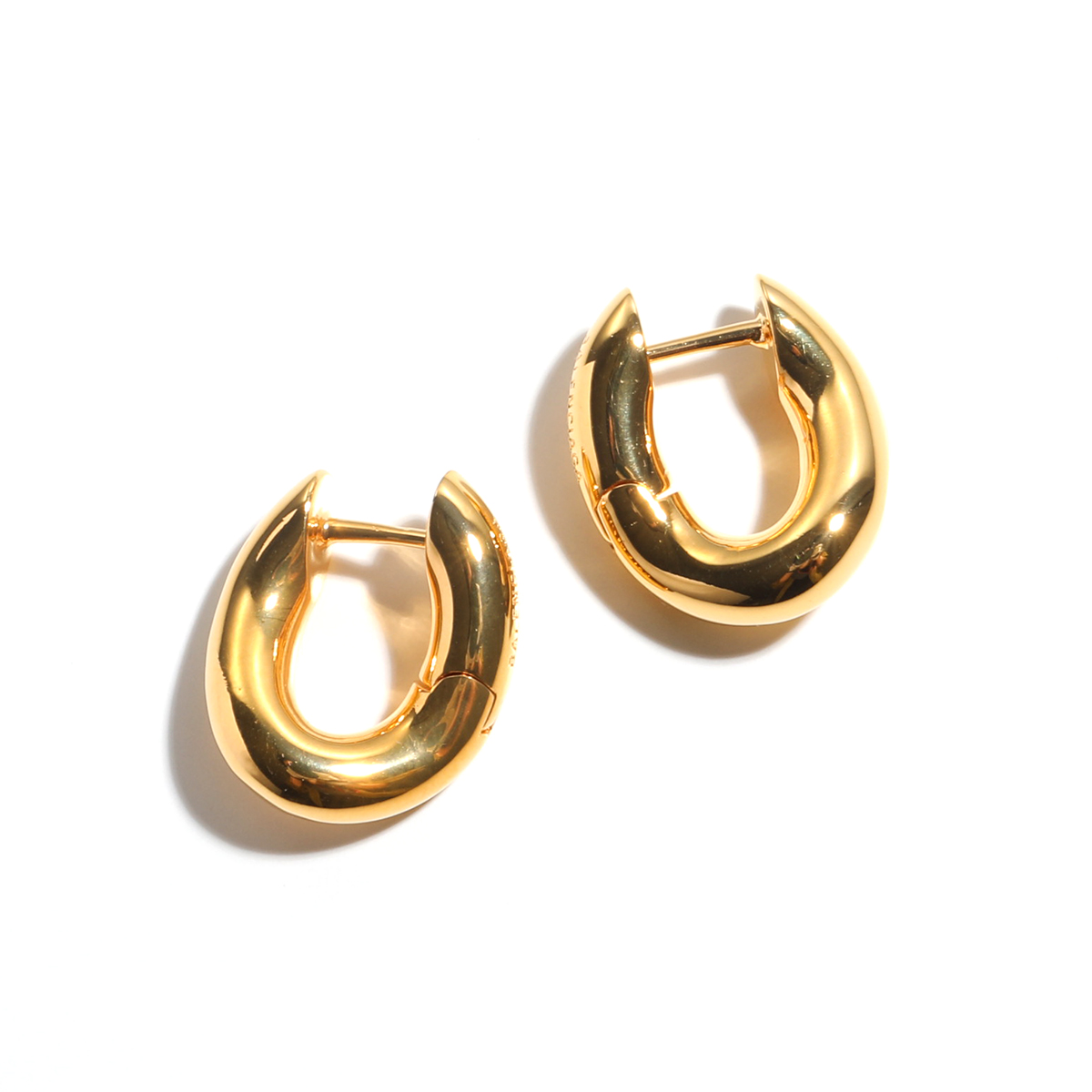 BALENCIAGA バレンシアガ ピアス LOOP XXS EARRINGS P 656263 TZ99G レディース フープ ループ ブラス ロゴ  アクセサリー カラー2色