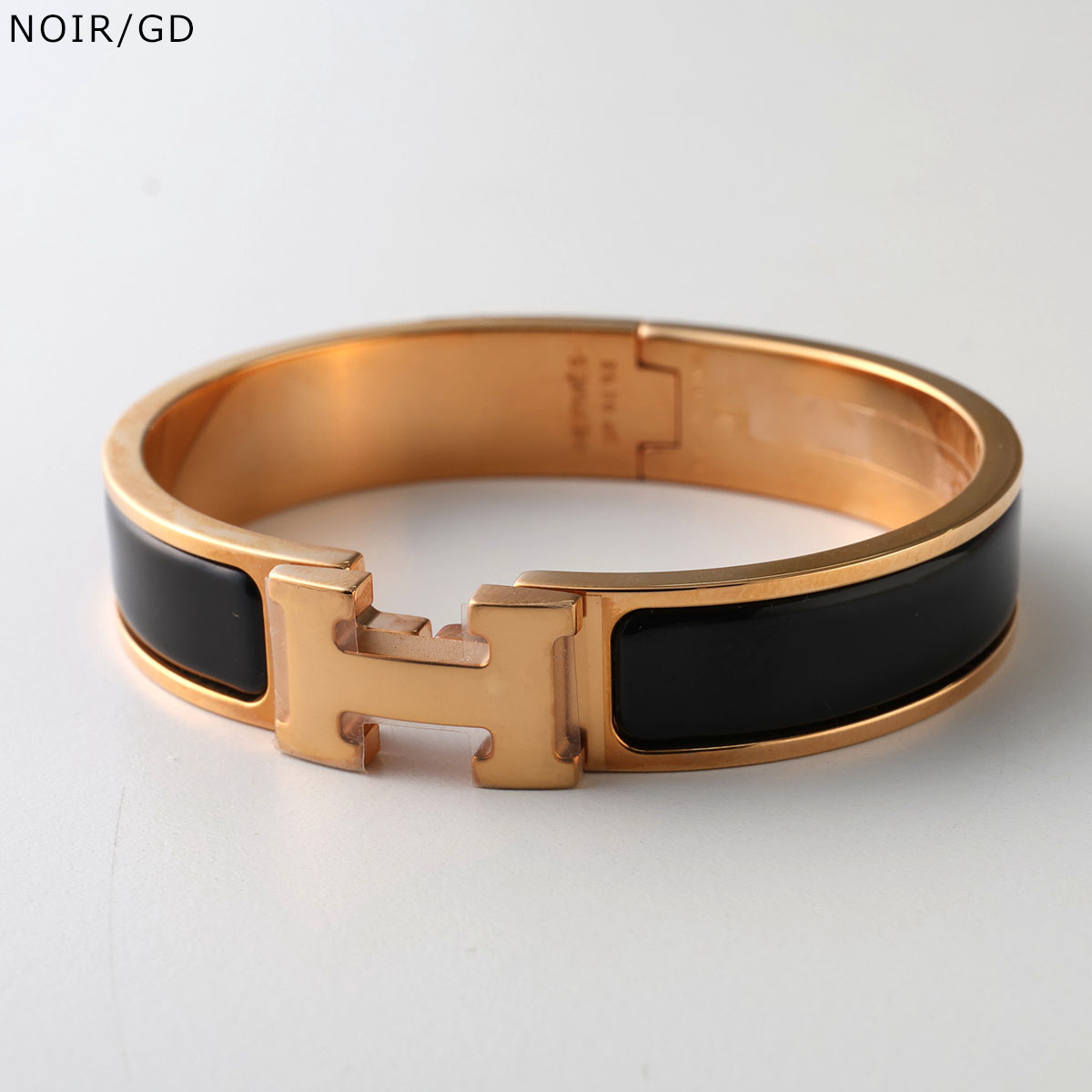 HERMES エルメス　バングル　クリックH ブラック×ゴールド　PM 駅南やまご質店オンラインショップ / エルメス クリックH