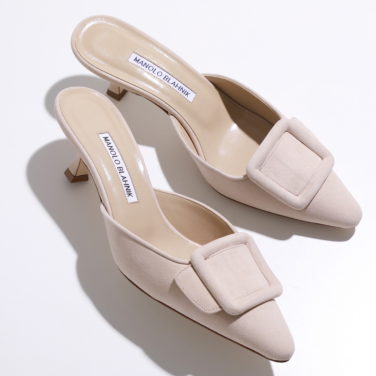 MANOLO BLAHNIK マノロブラニク ミュール MAYSALE SUEDE DAIM 050 メイセール スウェード 9XX-0246  レディース 5cm パンプス 靴 カラー3色