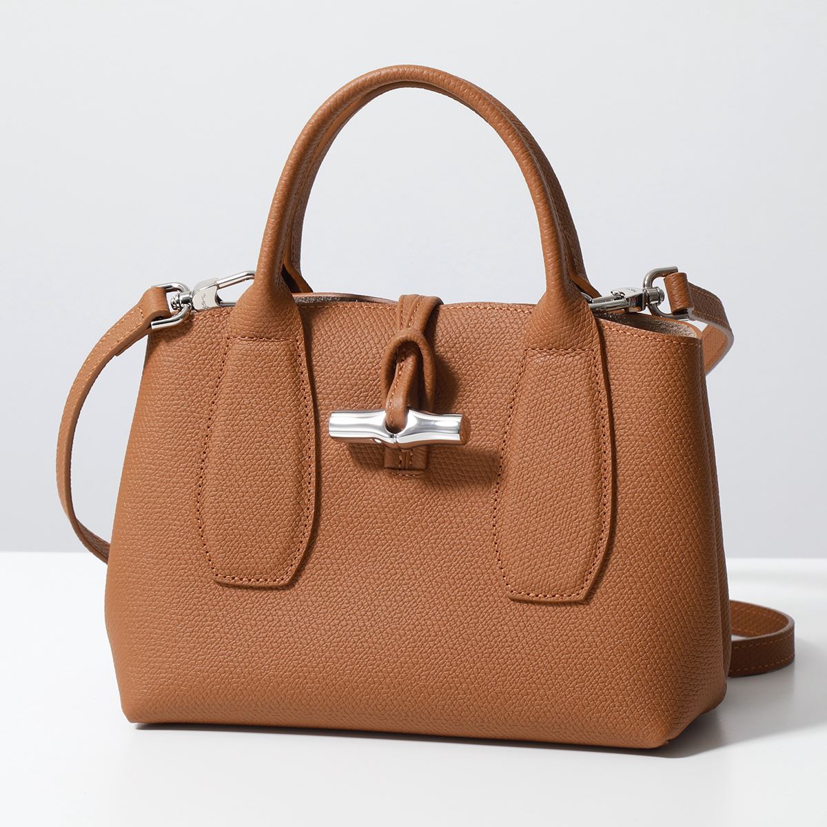 Longchamp ロンシャン ハンドバッグ ROSEAU S ロゾ 10095 HPN レディース ショルダーバッグ レザー トップハンドルバッグ  鞄 カラー4色