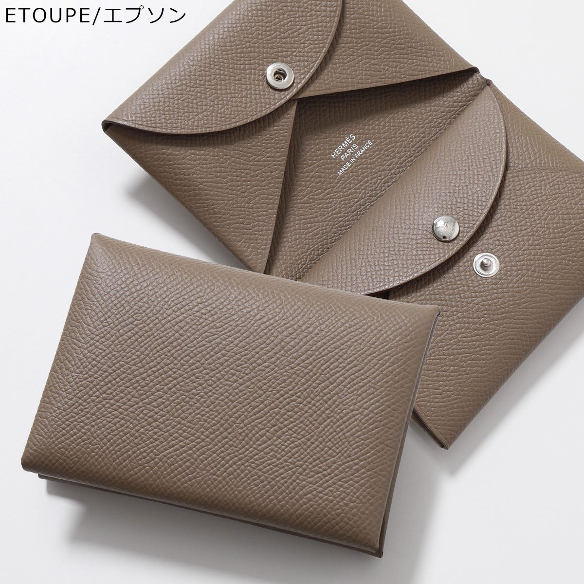 HERMES エルメス コインケース カルヴィデュオ CALVI DUO 083035CK 082977CK 083416CK 085119CK レディース エプソン レザー カードケース ミニ財布の画像