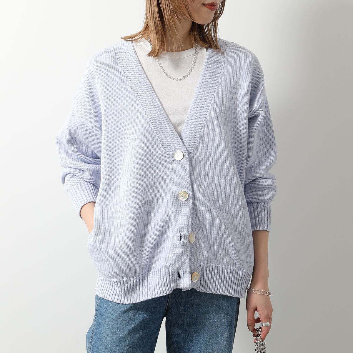 DEMYLEE デミリー カーディガン URIKA CARDIGAN WSR23110 レディース コットン ニット 長袖 Vネック カラー4色 :  350113652 : インポートセレクトmusee - 通販 - Yahoo!ショッピング