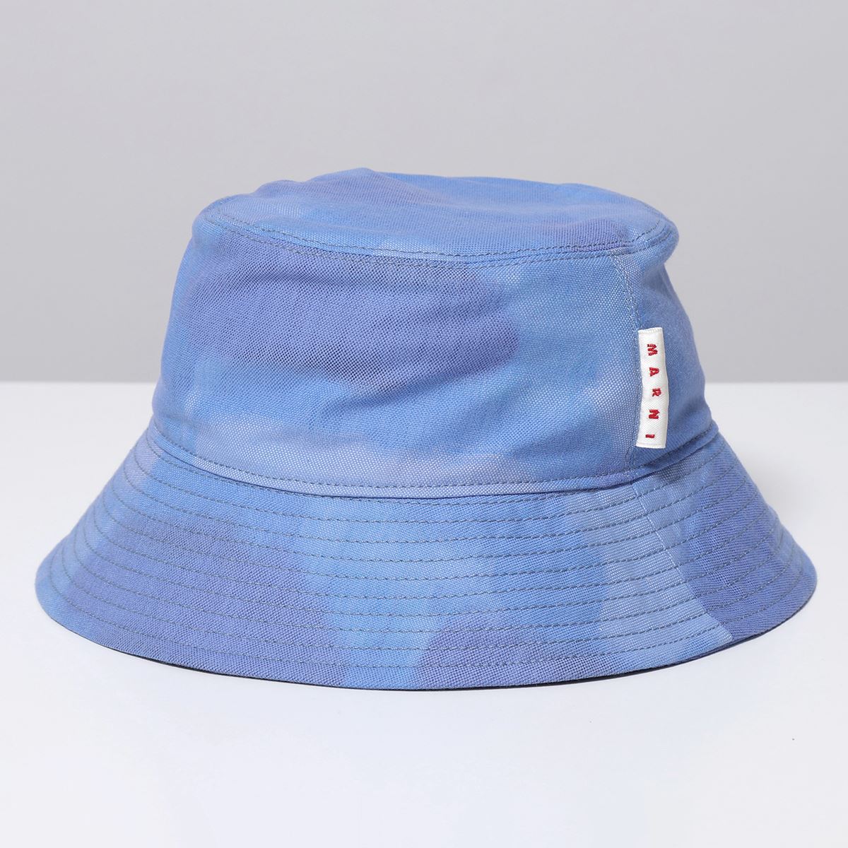 MARNI マルニ ブルー コットンキャンバスサークル バケットハット 帽子 M MARNI マルニ バケットハット CLZC0088U0 UTC233 メンズ