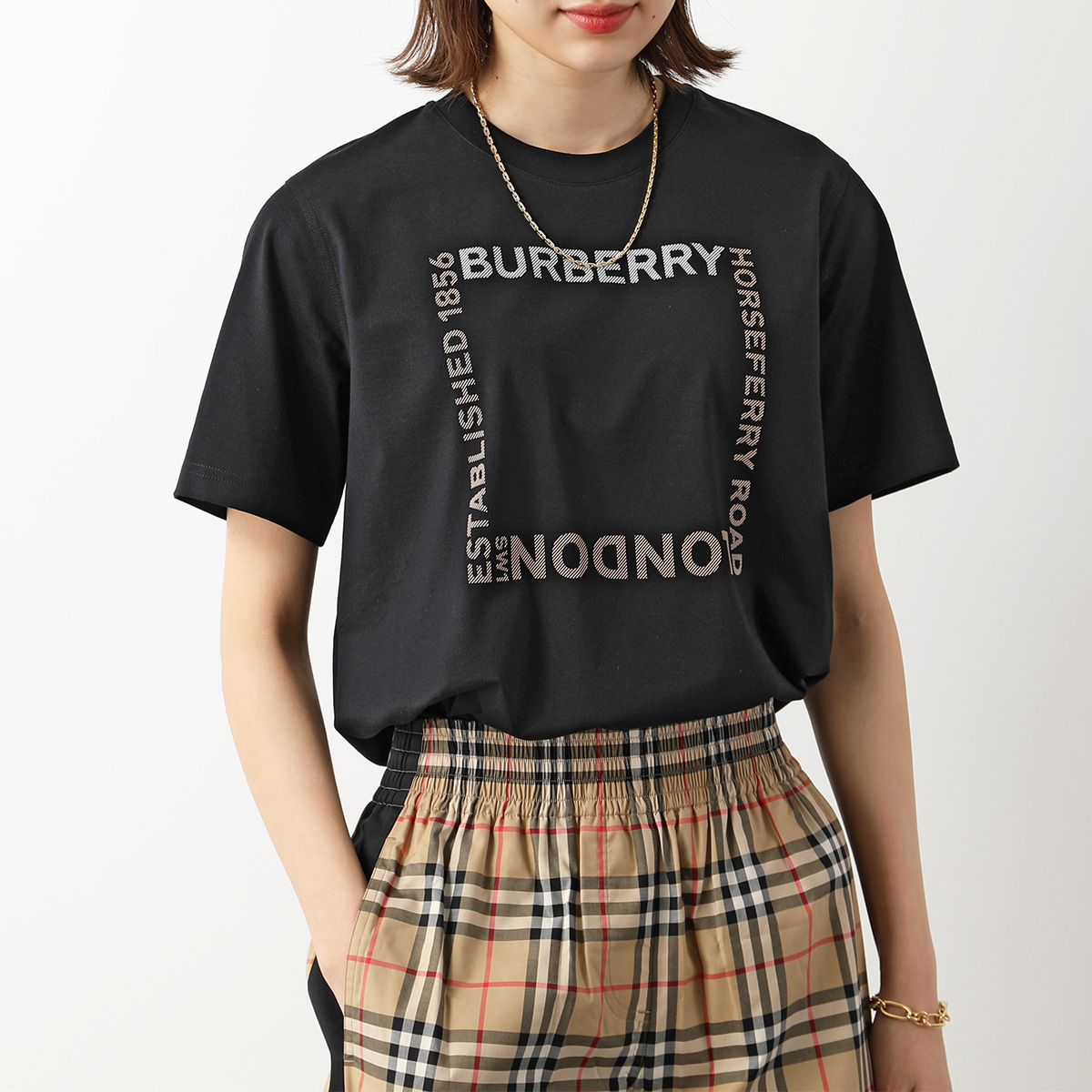 BURBERRY バーバリー 半袖 Tシャツ MARGOT マーゴット 8056048 8064473 レディース コットン ロゴ ロゴT クルーネック カラー2色｜s-musee｜02