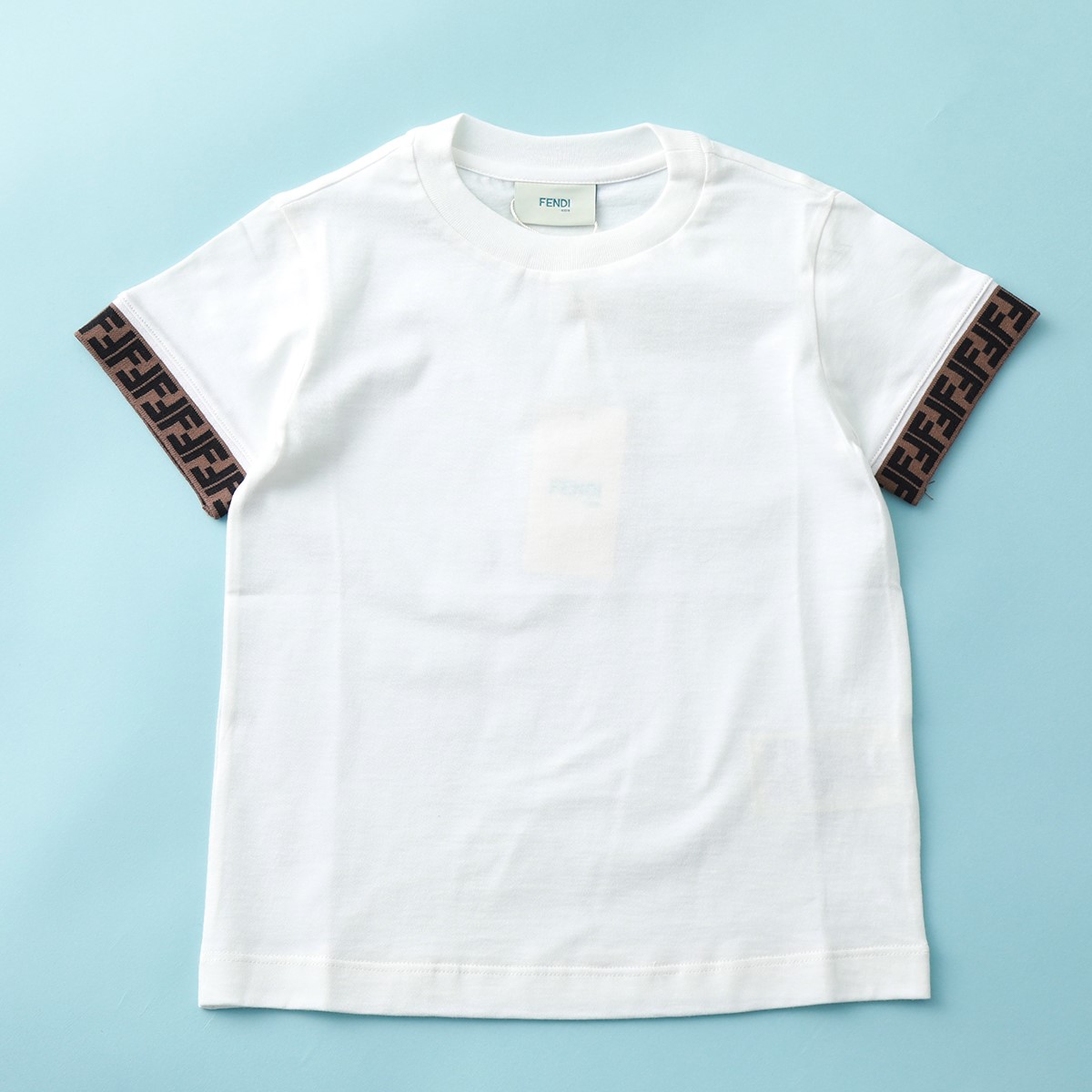 FENDI KIDS フェンディ キッズ Tシャツ JUI018 7AJ ガールズ クルーネック 半...