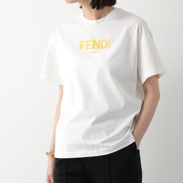 FENDI KIDS フェンディ キッズ Tシャツ JUI137 7AJ レディース クルーネック ...