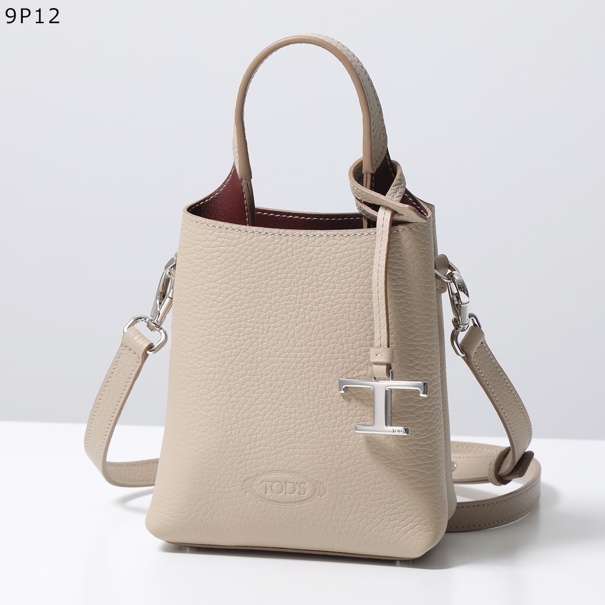 TODS トッズ ショルダーバッグ マイクロ APA P. TELEFONO PENDENTE T MICRO XBWAPAT9000QRI  レディース ハンドバッグ ポシェット Tチャーム ロゴ 鞄