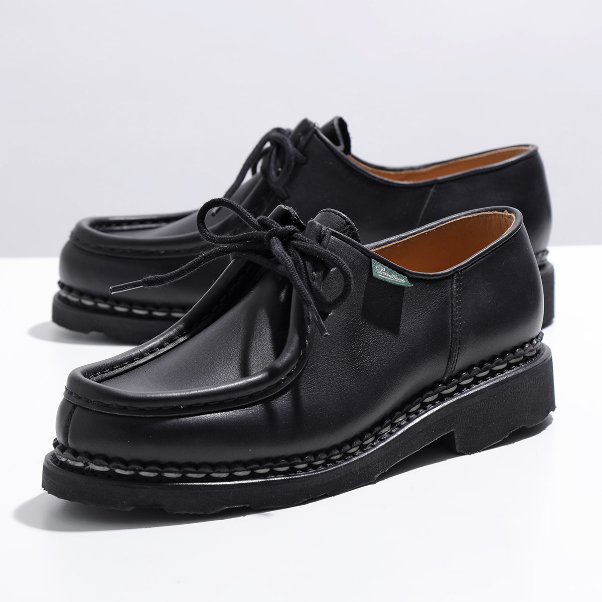 Paraboot パラブーツ チロリアンシューズ 721204 MICHAEL/GRIFF2 ミカエル レディース リスレザー モカシン  レザーシューズ 靴 LIS-NOIR