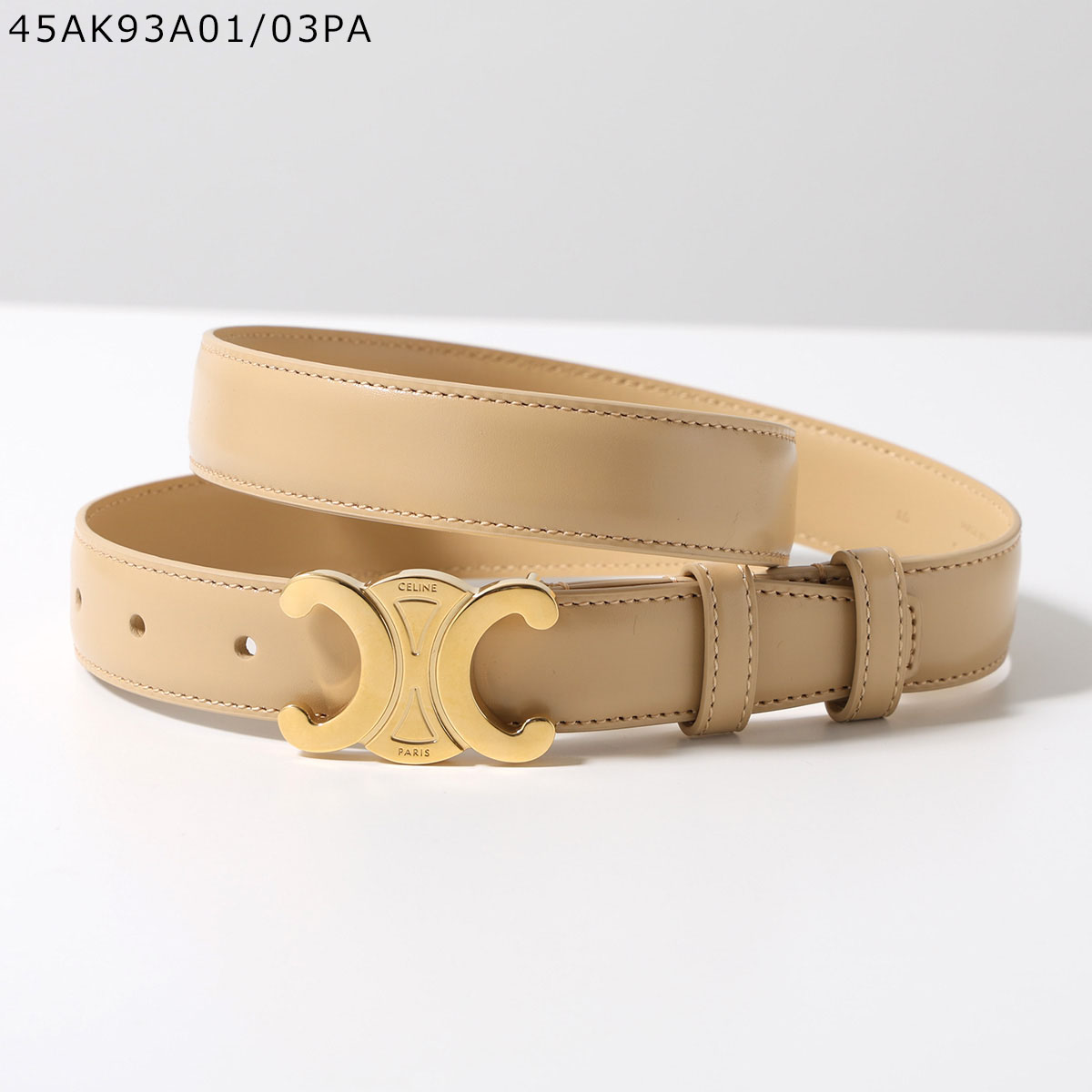 CELINE（セリーヌ） ベルト Triomphe 45AK93A01.38NO 45AK93A01.10BL