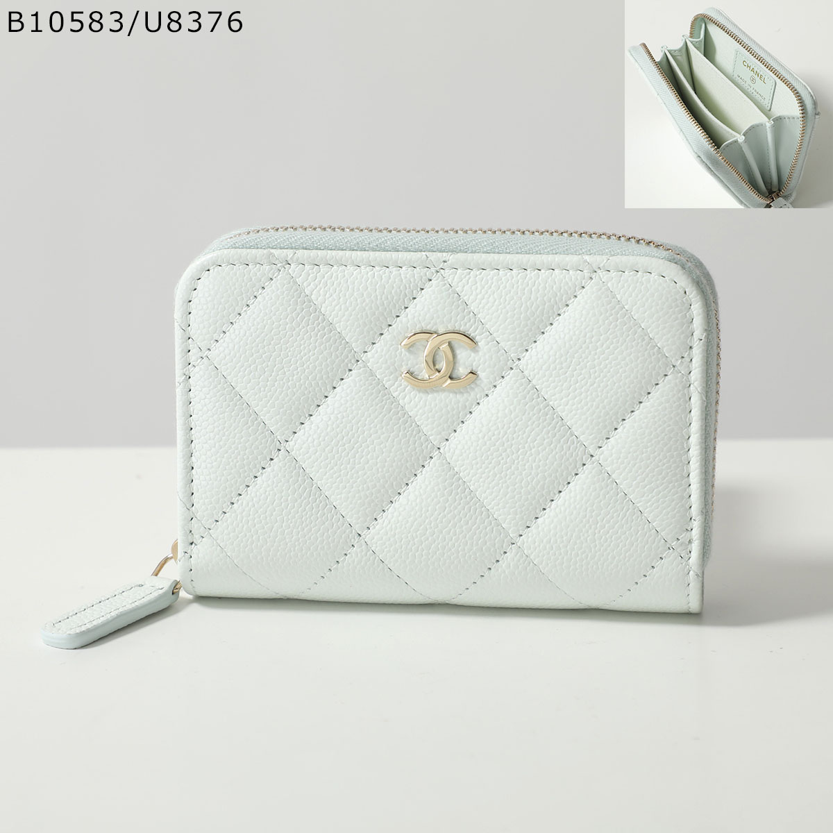 CHANEL レディース小銭入れ、コインケース（色：ホワイト系）｜財布