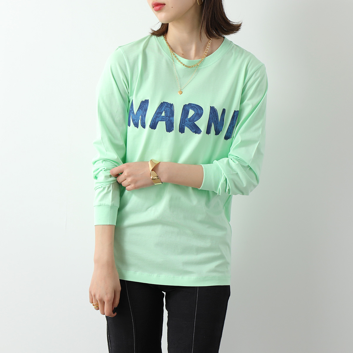 MARNI マルニ カットソー THJE0294P1 USCS11 レディース 長袖Tシャツ