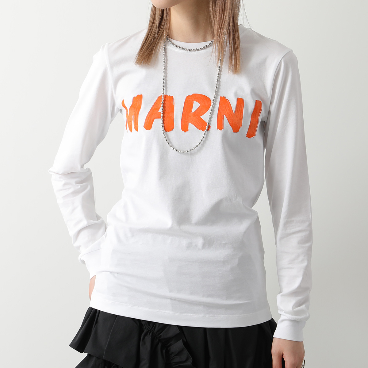 MARNI マルニ カットソー THJE0294P1 USCS11 レディース 長袖Tシャツ