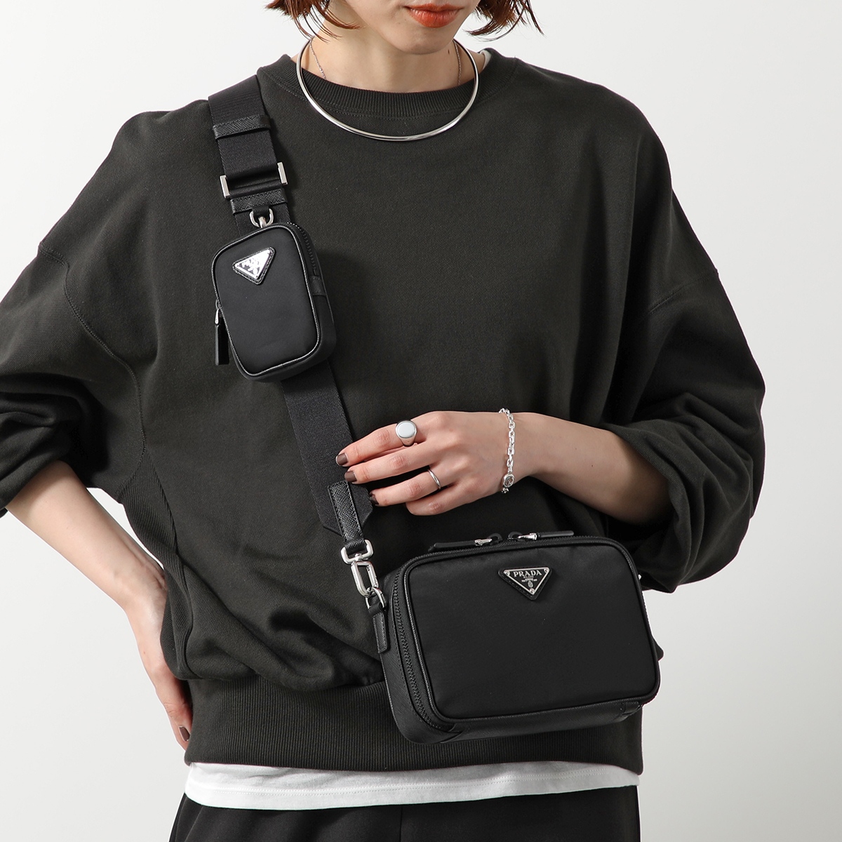 PRADA プラダ ショルダーバッグ ブリック 2VH070 2DMH