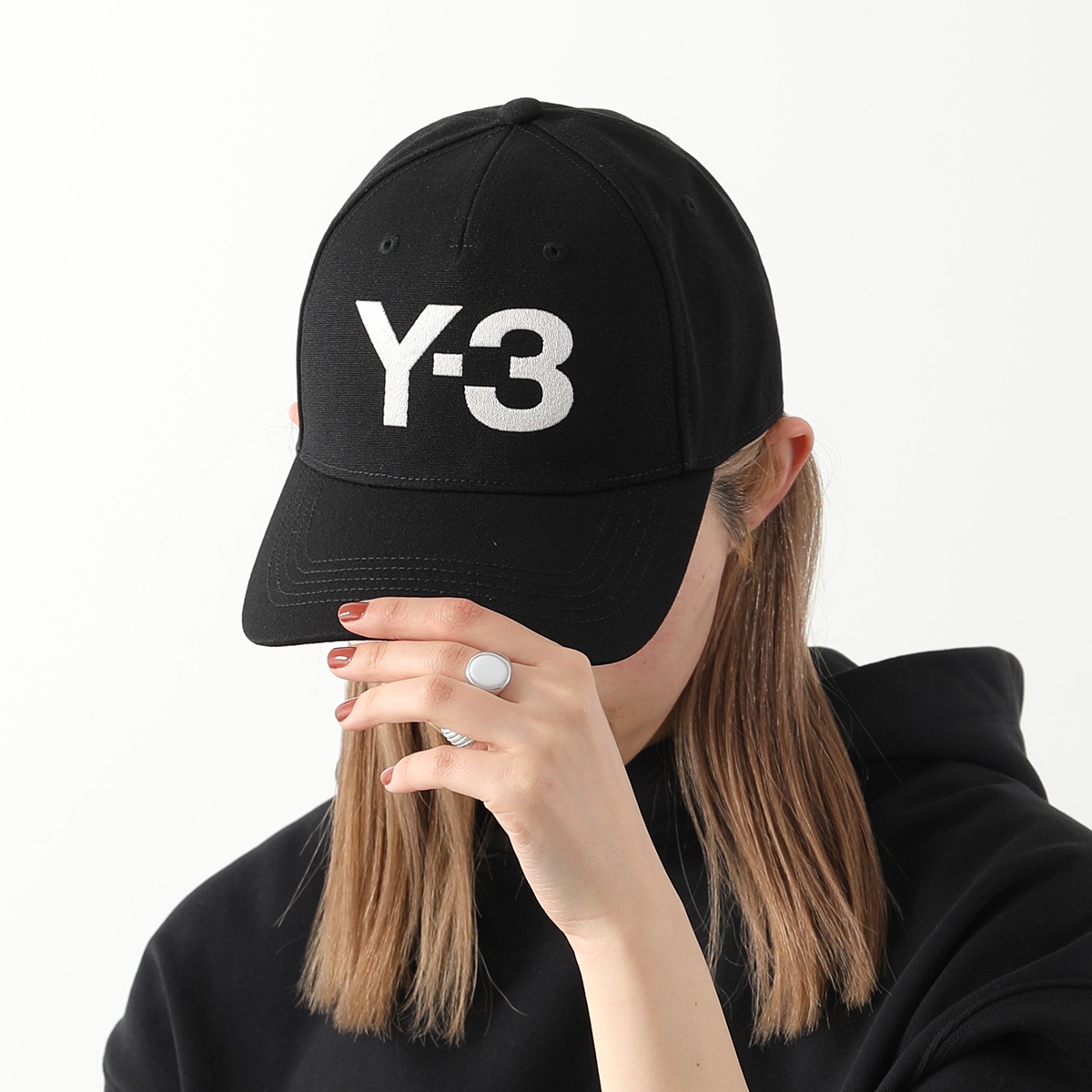Y-3 ワイスリー ベースボールキャップ LOGO CAP H62981 レディース ロゴ刺繍 帽子...