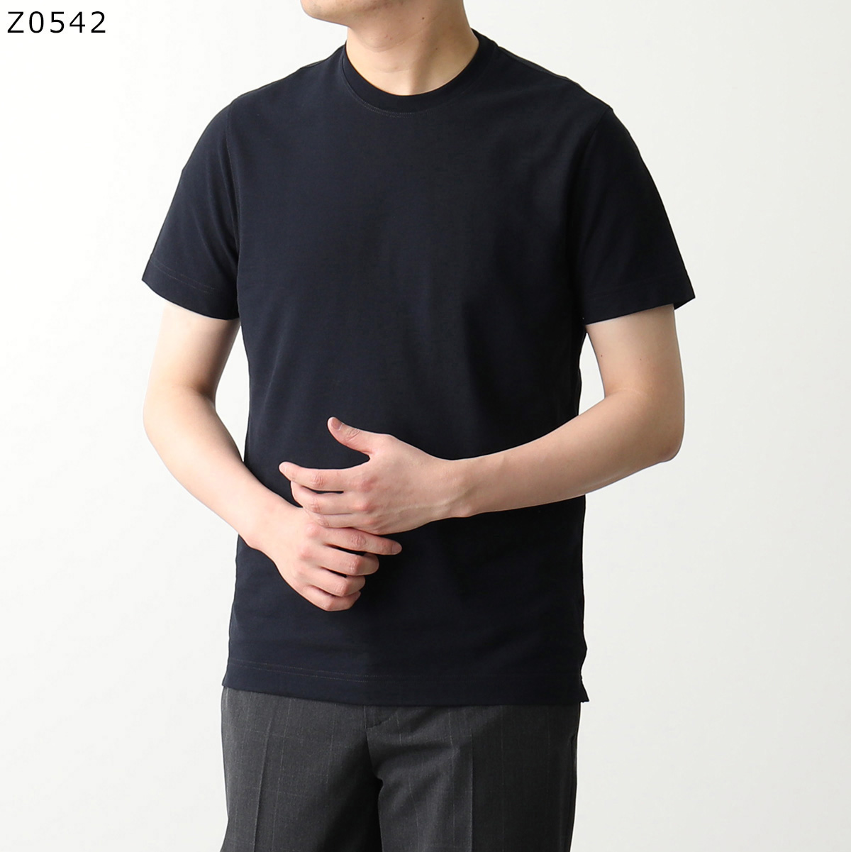 ZANONE ザノーネ 半袖Tシャツ 812597 ZG380 メンズ アイスコットン スリムフィット アンダーウェア クルーネック カラー8色｜s-musee｜04