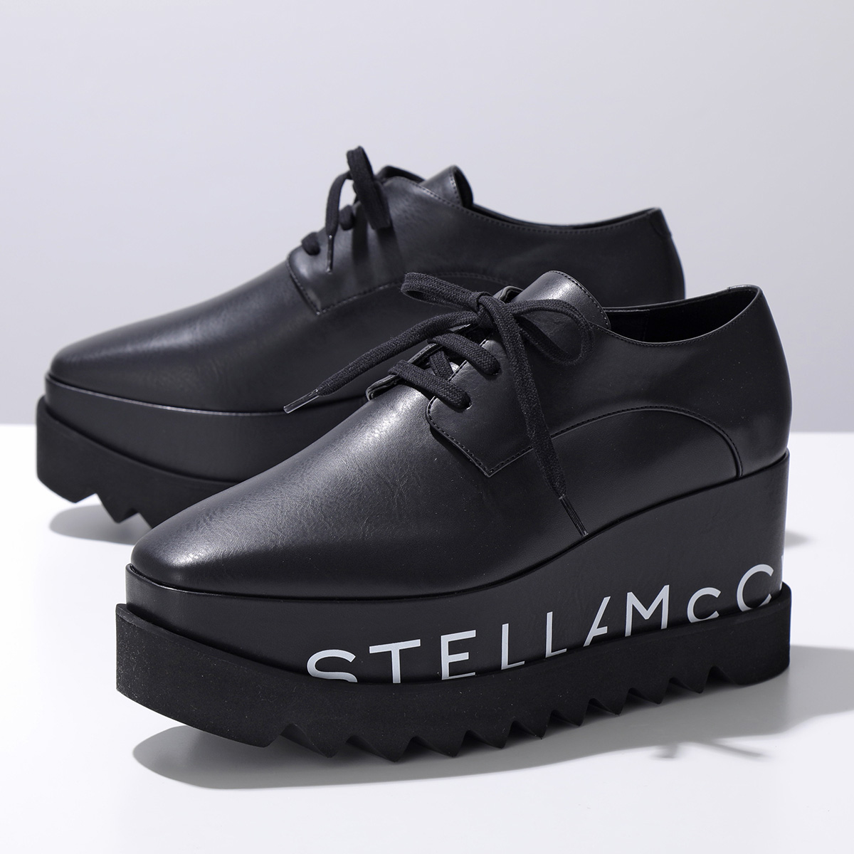 STELLA McCARTNEY ステラマッカートニー プラットフォーム シューズ ELYSE MAT エリス マット 810149 W1DX0  レディース 厚底 ロゴ 靴 カラー2色