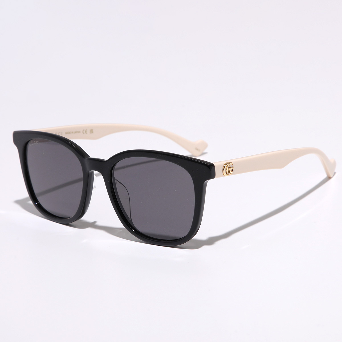 GUCCI グッチ サングラス GG1001SK レディース スクエア型 GGロゴ メタルロゴ セルフレーム アジアンフィット アイウェア カラー2色の画像