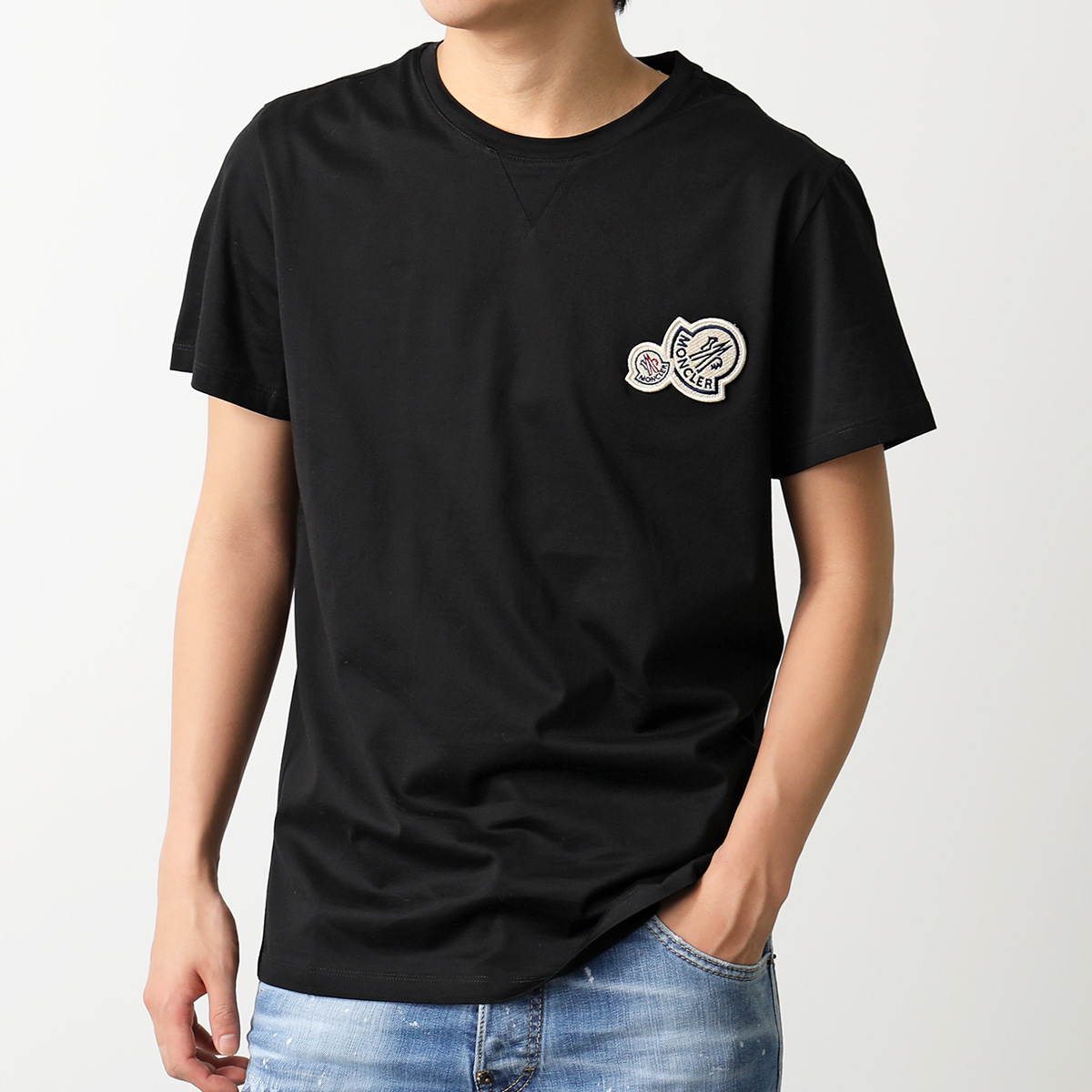 MONCLER モンクレール 半袖Tシャツ 8C00058 8390Y メンズ ダブル 