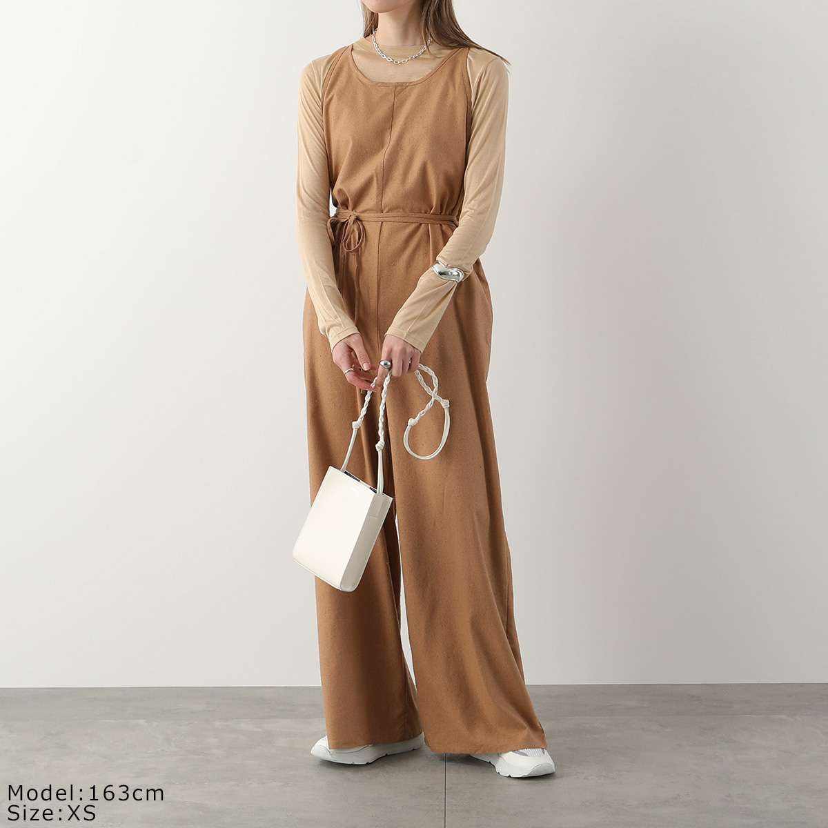 BASERANGE ベースレンジ サロペット OTAY JUMPSUIT JUOT RS 000 レディース ジャンプスーツ オールインワン  ノースリーブ シルク カラー2色