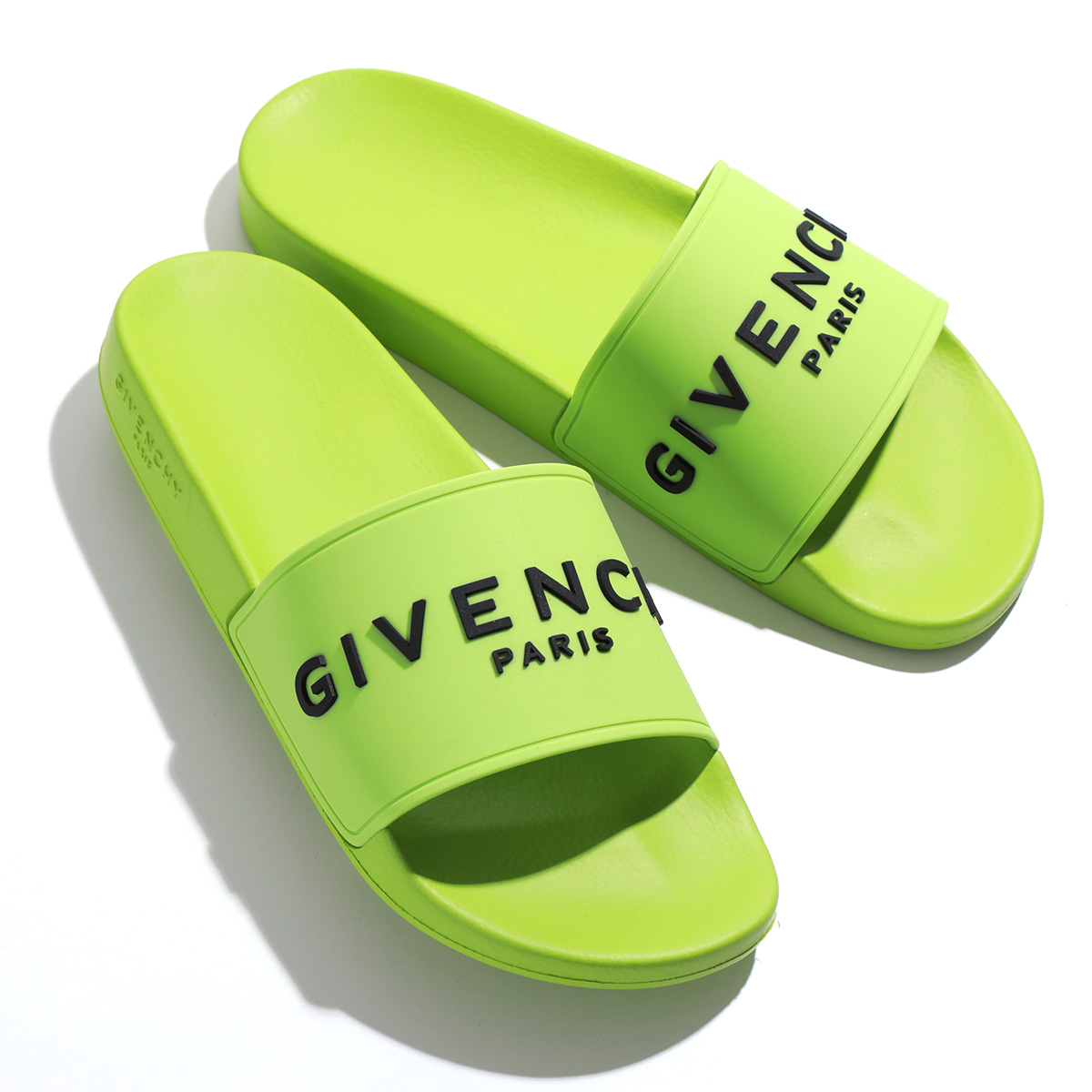 GIVENCHY ジバンシィ サンダル SLIDE SANDALS BH301TH1DB BH301TH1DG メンズ シャワーサンダル スポーツ  スポサン シューズ 立体ロゴ 靴 カラー2色