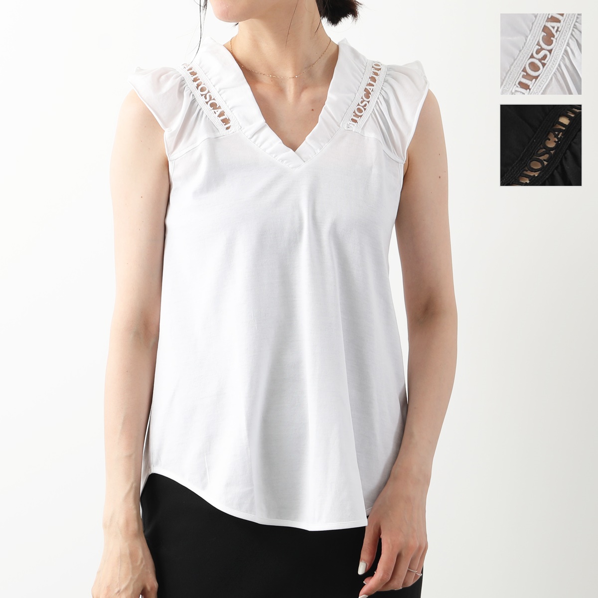 OSCALITO（オスカリート） ノースリーブ Tシャツ 6773 レディース V 