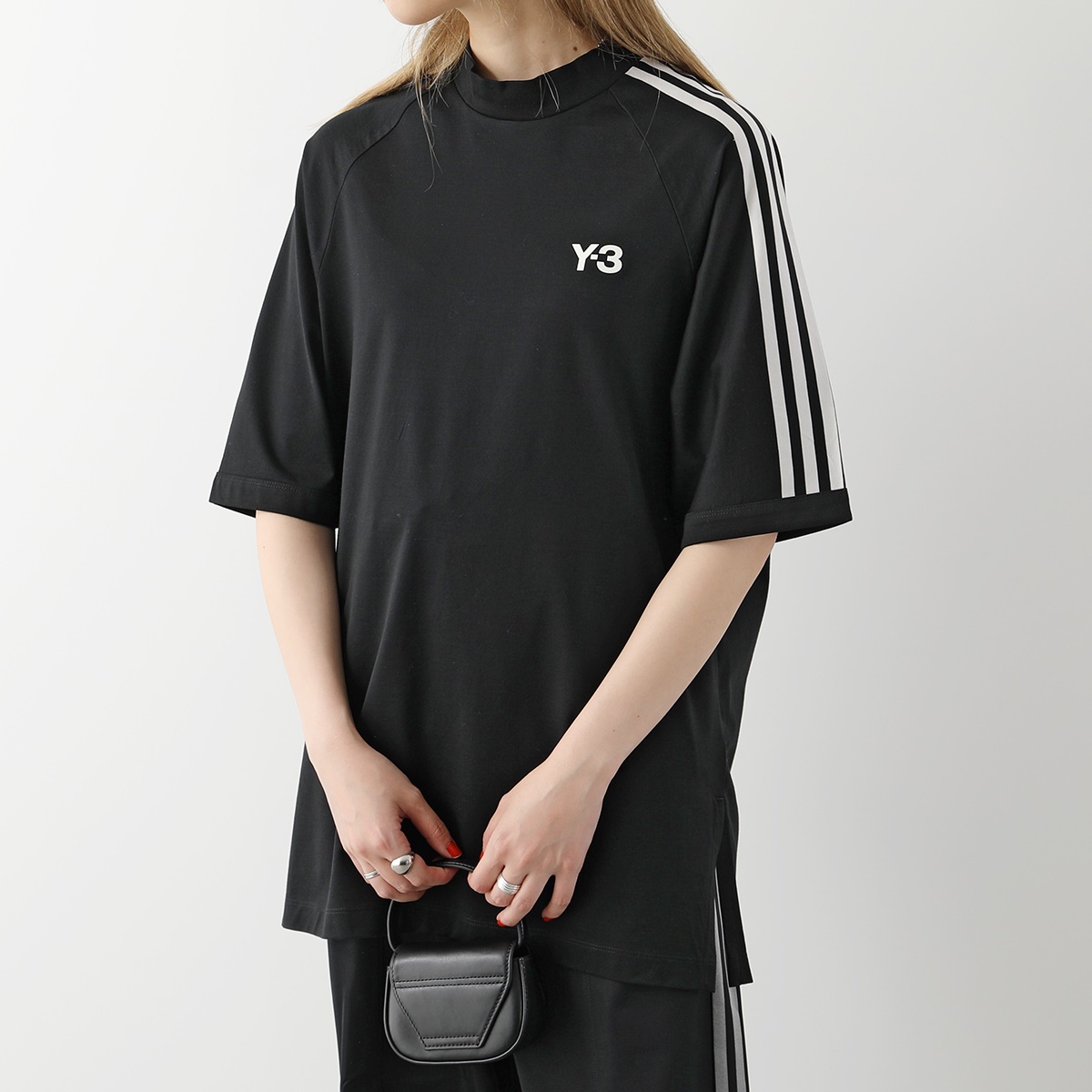 Y-3 ワイスリー 半袖Tシャツ 3STORIPES H63065 HZ8871 レディース