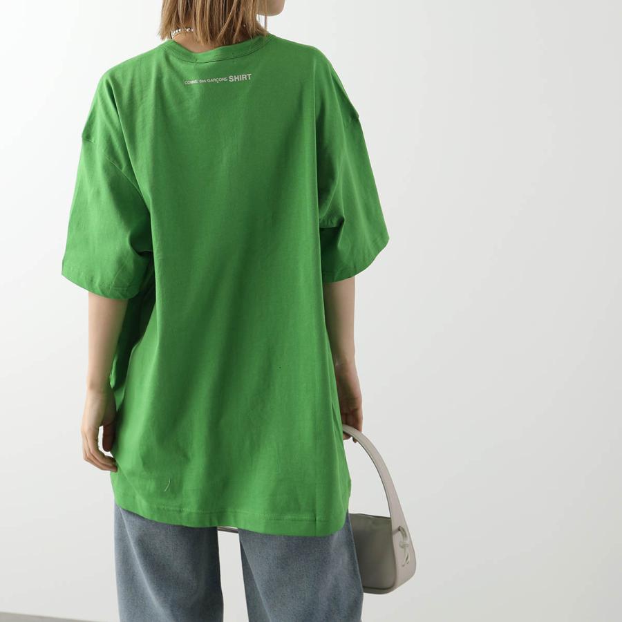 COMME des GARCONS SHIRT コムデギャルソン シャツ Tシャツ FK T015 S23 レディース 半袖 カットソー オーバーサイズ クルーネック ロゴT カラー4色｜s-musee｜03