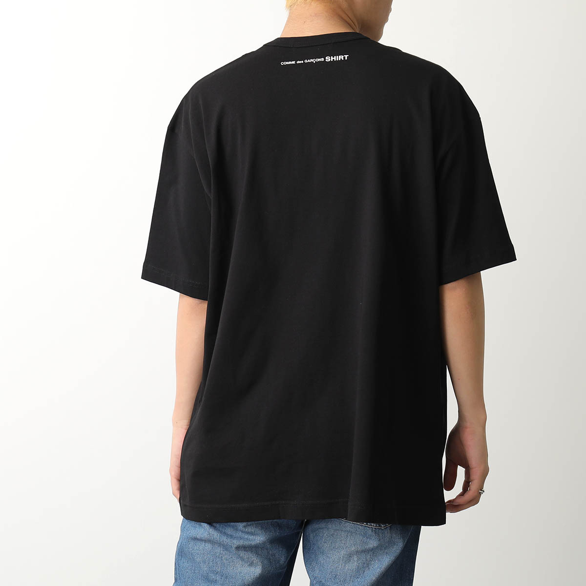 COMME des GARCONS SHIRT コムデギャルソン シャツ Tシャツ FK T015 S23 メンズ 半袖 カットソー オーバーサイズ クルーネック ロゴT カラー4色｜s-musee｜02