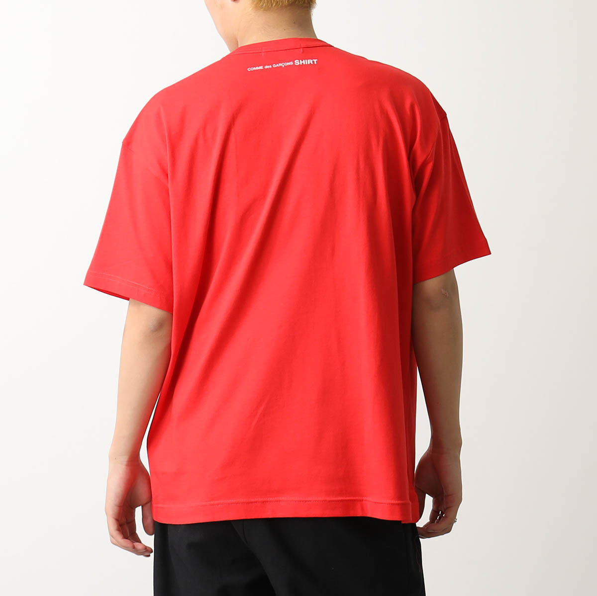 COMME des GARCONS SHIRT コムデギャルソン シャツ Tシャツ FK T015 S23 メンズ 半袖 カットソー オーバーサイズ クルーネック ロゴT カラー4色｜s-musee｜04
