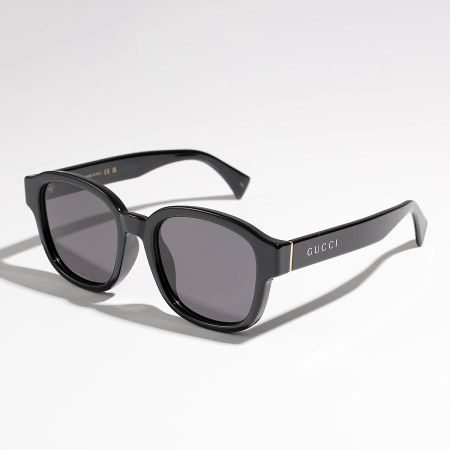 GUCCI グッチ サングラス GG1140SK メンズ アジアンフィット メガネ 眼鏡 ロゴ アイウェア UVカット 001/BLACK-BLACK-GREY｜s-musee｜02